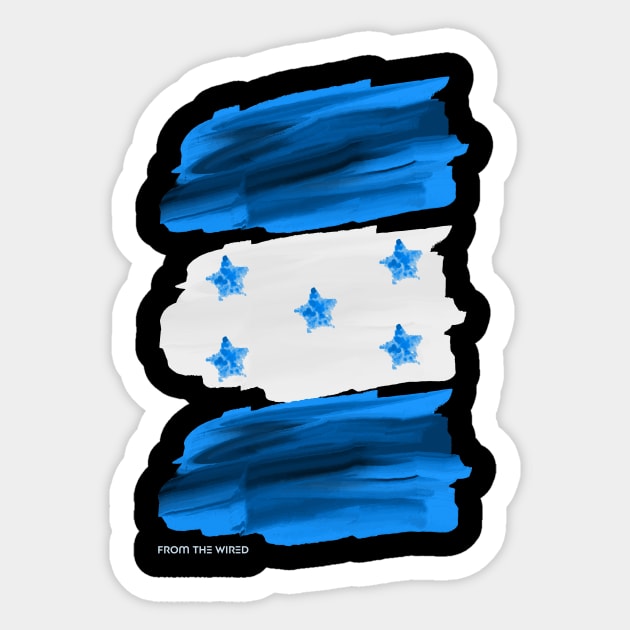 Honduras Flag Sticker by allanvindel